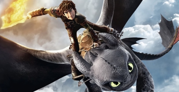 'How to Train Your Dragon 2' scene with Hiccup and Toothless