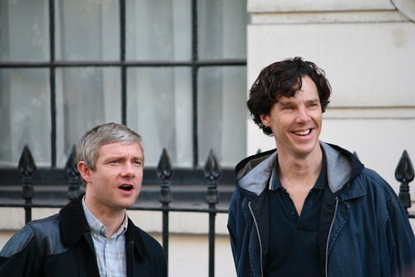 Martin Freeman and Benedict Cumberbatch