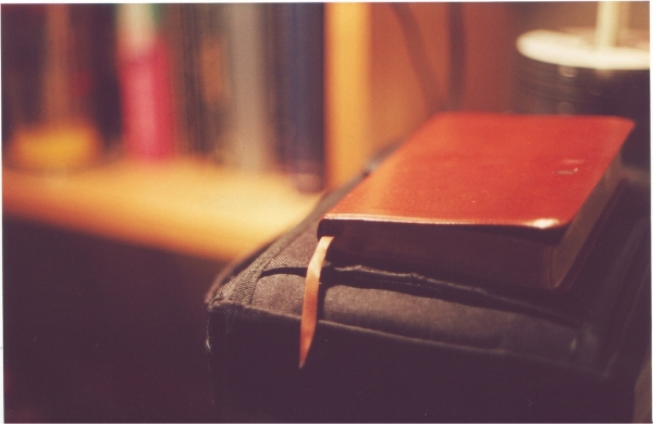 A Photo of A Leather-Bound Bible