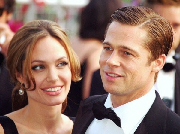 Angelina Jolie and Brad Pitt Attend Movie Premiere