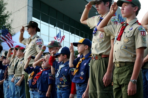 Boy Scouts of America Visit Gerald R. Ford Museum