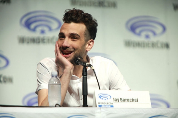 Jay Baruchel speaking at the 2014 WonderCon for 'How to Train Your Dragon 2'