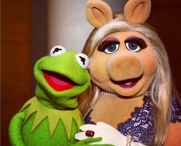 Kermit and Miss Piggy