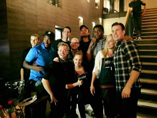 'Captain America: Civil War' cast celebrates end of filming in Germany.
