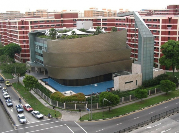 City Harvest Church, located in Singapore. The church decided to suspend offline meetings and offer Sunday services online. 