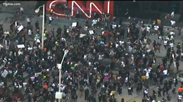 The CNN Center in Atlanta has become a target d
