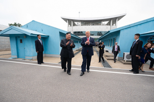 President Trump met Kim Jong-un