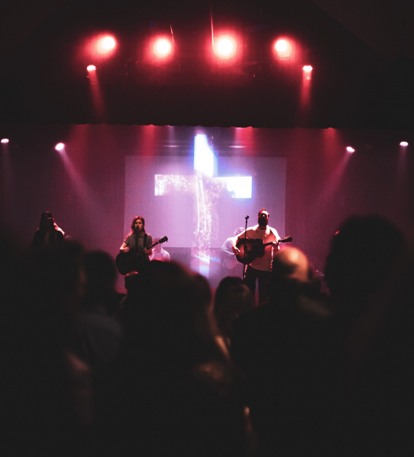 Teens Follow Parents to Church