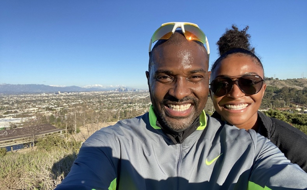 Marcellus Wiley and wife Annemarie