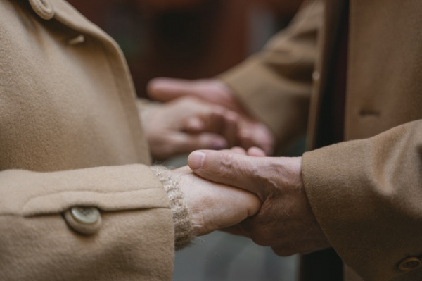 elderly couple