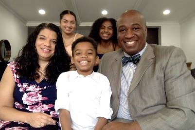 Pastor Ed Ollie Jr. and family