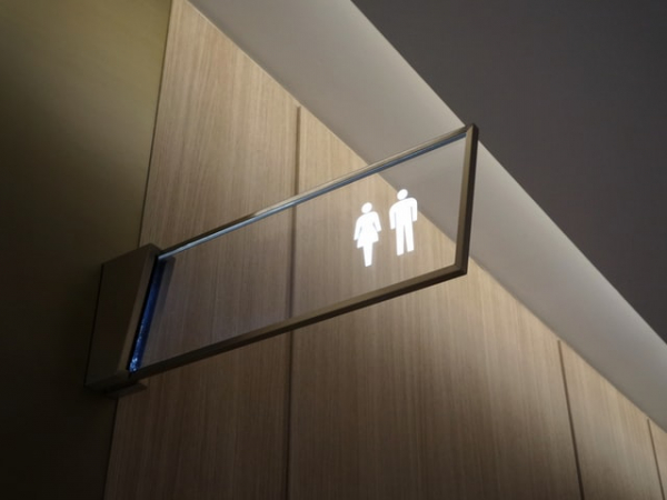 bathroom signs