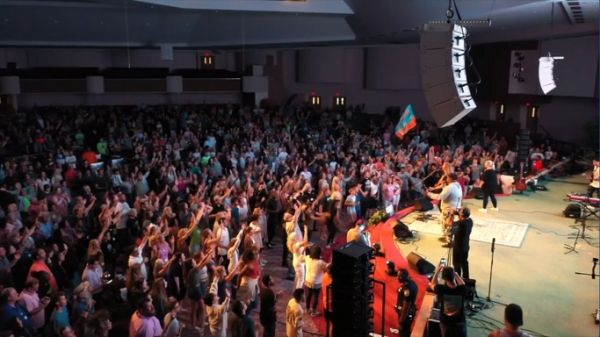 Sean Feucht's Let Us Worship tour in Virginia (screenshot / Sean Feucht / Instagram)