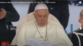 Pope Francis Says Sorry for Christians’ Role in ‘Forced Assimilation’ of Canadian Indigenous Schoolchildren