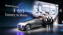 Mercedes-Benz&#039;s F-015 &#034;Luxury in Motion&#034; Concept at the CES 2015