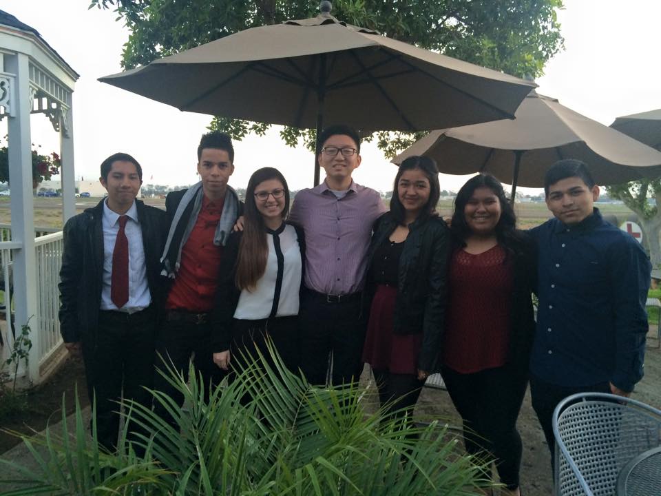 Mr. Oh with students