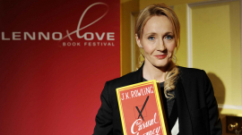 J. K. Rowling at Lennoxlove House 