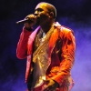 Kanye West at Lollapalooza in Chile