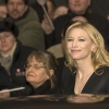 Actress Cate Blanchett at the press conference for "The Good German"