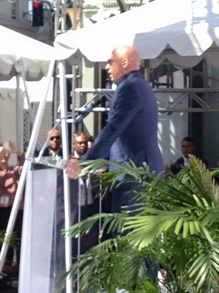 Vin Diesel Gives Speech