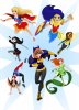 DC All Girl Superheroes