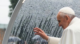 Pope Francis at Varginha, Brazil in 2013