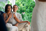 United States President Barack Obama and First Lady Michelle Obama