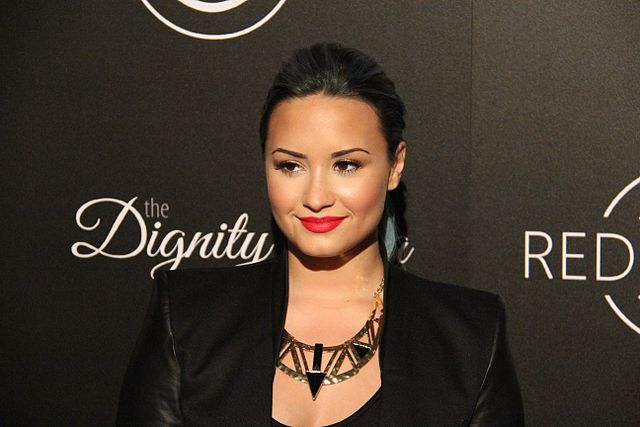 Demi Lovato at Redlight Traffic's Inaugural Dignity Gala 