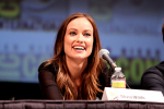 Olivia Wilde on the 'Tron: Legacy' panel at the San Diego Comic Con