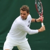 Stan Wawrinka Plays at Wimbledon