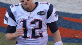 Tom Brady at Sports Authority Field