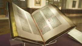 Photo of the Gutenberg Bible