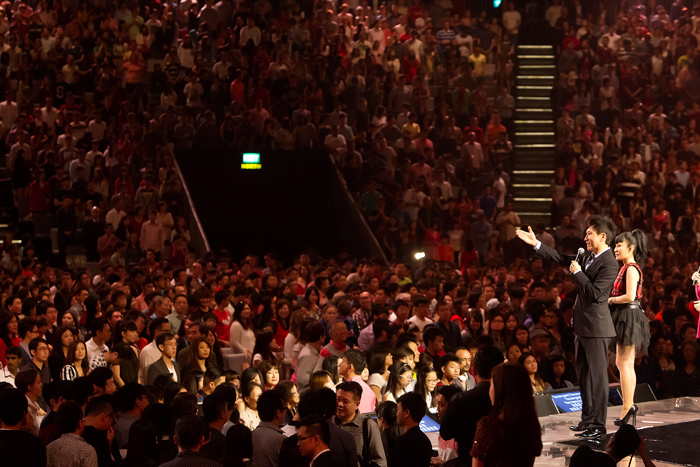 Pastor Kong Hee and his wife Sun Ho