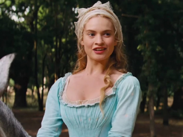 Lily James in 'Cinderella'