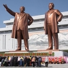 Statues of Kim Jung Il and Kim Il Sung