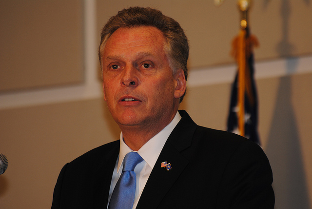 Virginia Governor Terry McAuliffe 