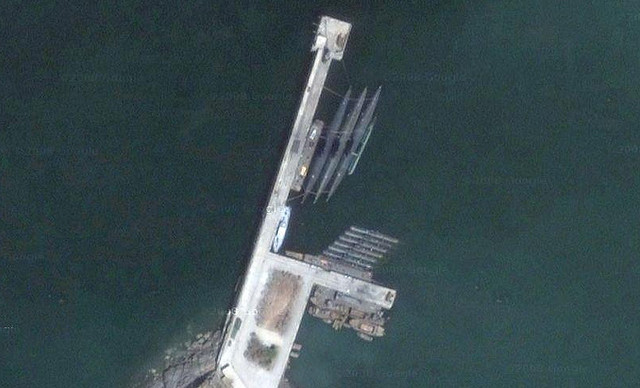 North Korean Submarines At Pipa Port