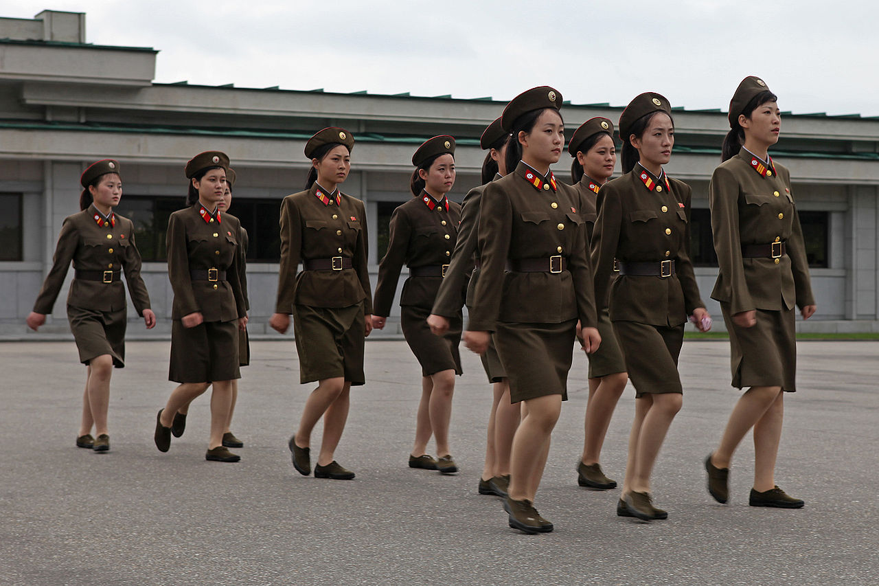 North Korean Female Soldiers