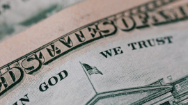 &#034;In God We Trust&#034; as written in a US Dollar