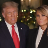 President Donald Trump and First Lady Melania wishing everyone a very Merry Christmas