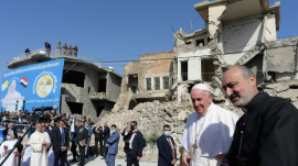 Pope Francis in Mosul