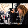 Sean Feucht and Melody Noel singing the timeless worship song "Shout to the Lord" by Darlene Zschech