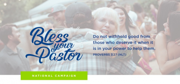 Screenshot of Bless Your Pastor campaign's fact sheet.