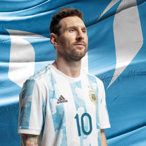 Argentine football star Lionel Messi