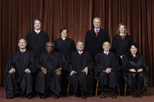 The Supreme Court as composed October 27, 2020 to present.