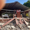 Destruction in Haiti following the 7.2-magnitude earthquake