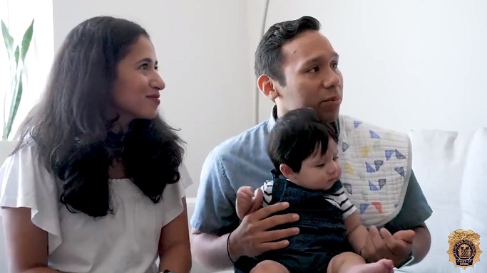 Baby Zayn and parents Sean Echevarria and Raina Enand