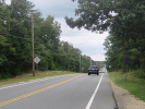 Rural section of County Route 539 that runs through the Pine Barrens