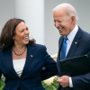 President Joe Biden and Kamala Harris