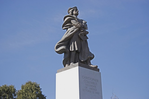 statue of Christopher Columbus